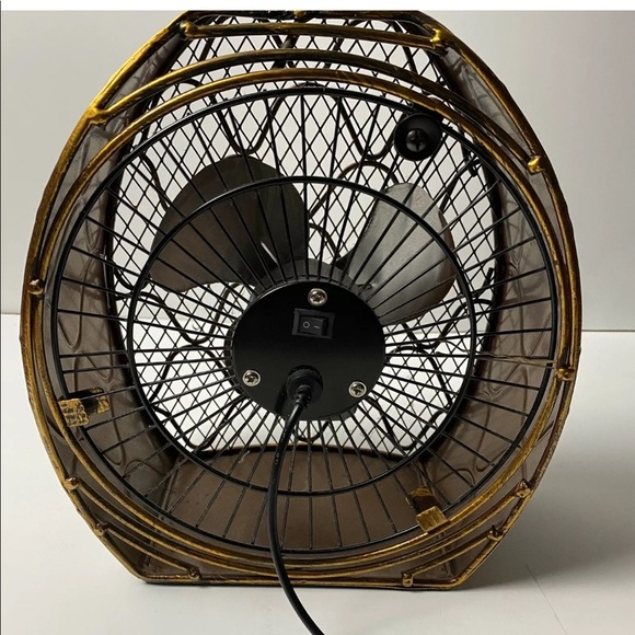 Deco Breeze Pineapple Tabletop Fan Two Speed - Picture 5 of 10